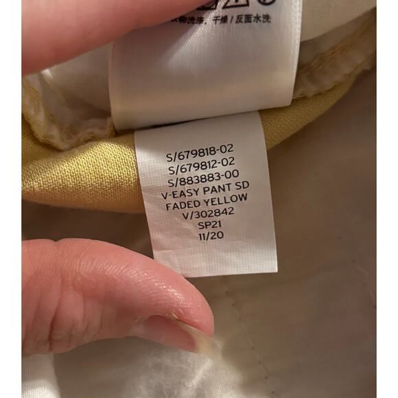 Gap Women's XS Easy Pant Pull On Drawstring High Rise Tapered Ankle Pockets - Picture 5 of 10